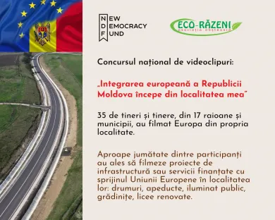 35 de tineri și tinere au filmat Europa din propria localitate