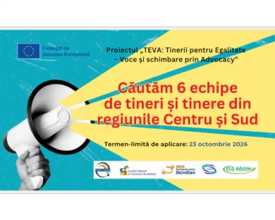 Eco-Răzeni este în căutarea a 6 echipe de tineri și tinere din regiunile Centru și Sud